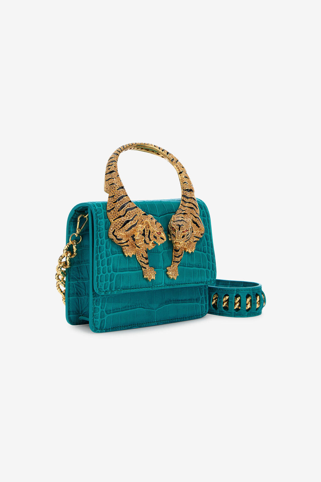 Tiger clutch bag